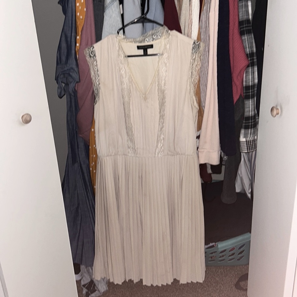 Tan dress banana republic size 14